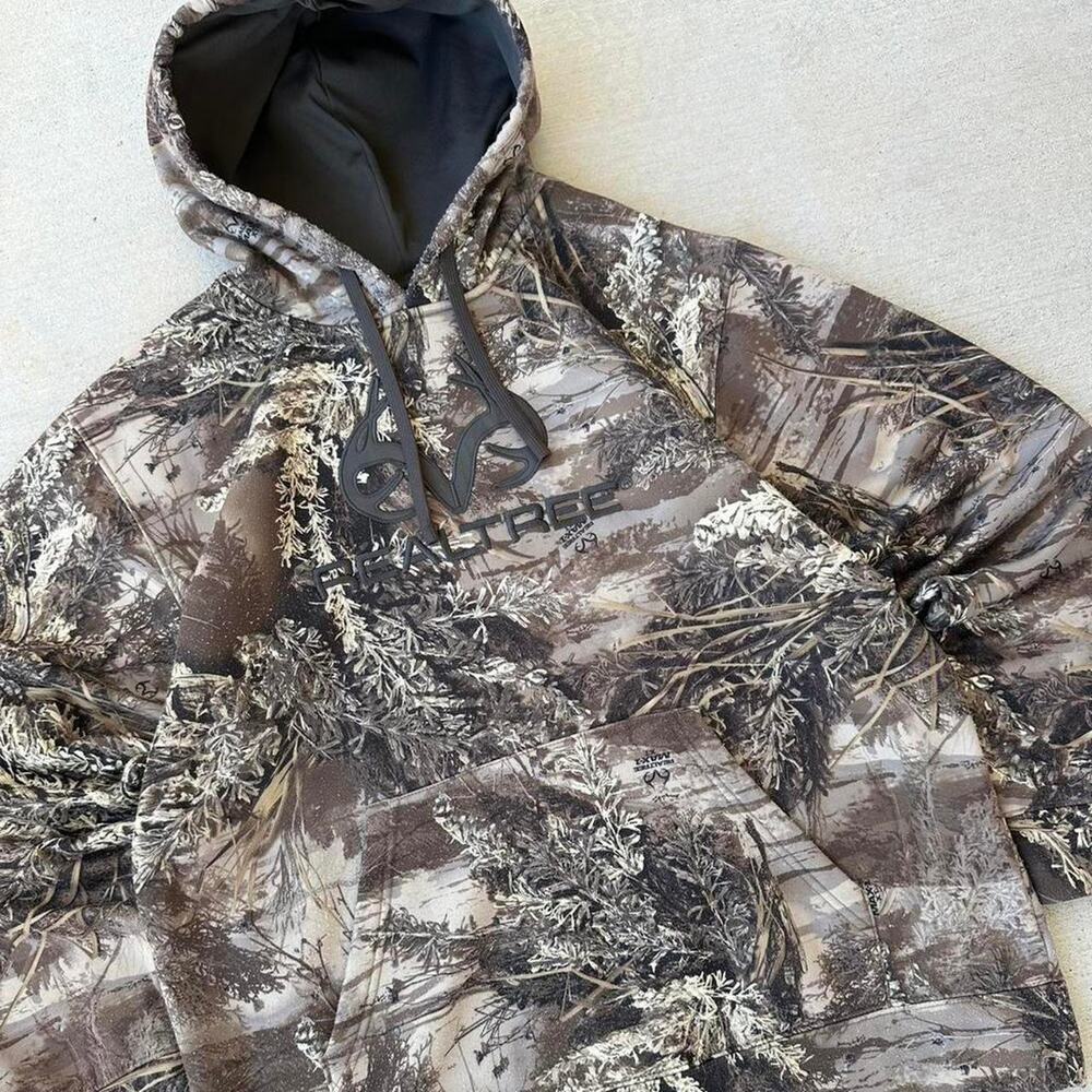 Vintage Real Tree Camouflage Hoodie